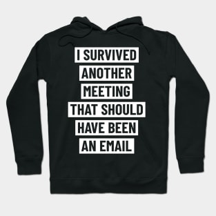 I survived another meeting that should have been an email Hoodie